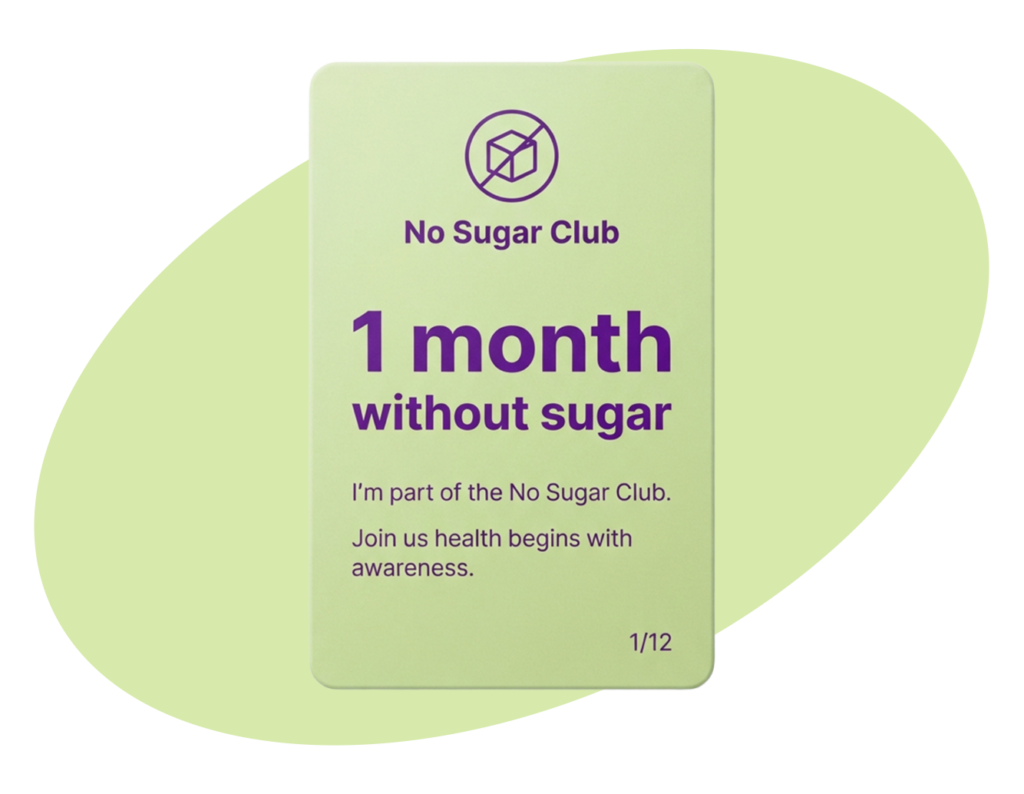 No Sugar Club campaign